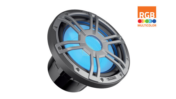 Hertz HMS 10 S-LD-G морской сабвуфер 25 см с LED подсветкой для яхт и катеров
